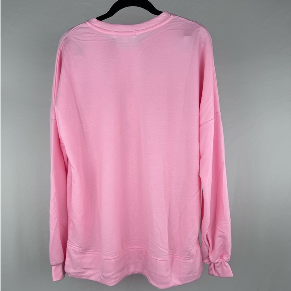 NWT - Women’s Simply Southern Yay For Vacay Sweatshirt - Size Large - Pink - Picture 2 of 6